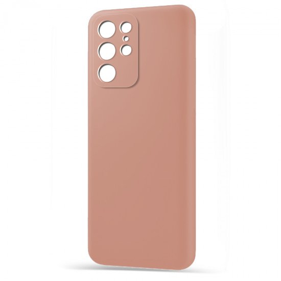 Husa spate pentru Samsung S22 Ultra - Silicon Line Roz