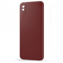 Husa spate pentru Xiaomi Redmi 9A - Silicon Line Marsala