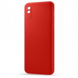 Husa spate pentru Xiaomi Redmi 9A - Silicon Line Rosu
