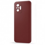 Husa spate pentru Xiaomi Redmi Note 10 Pro - Silicon Line Marsala