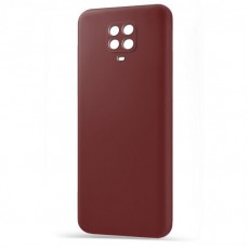 Husa spate pentru Xiaomi Redmi Note 9 Pro - Silicon Line Marsala