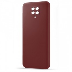 Husa spate pentru Xiaomi Redmi Note 9 Pro - Silicon Line Marsala