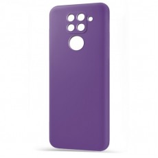 Husa spate pentru Xiaomi Redmi Note 9 - Silicon Line Mov