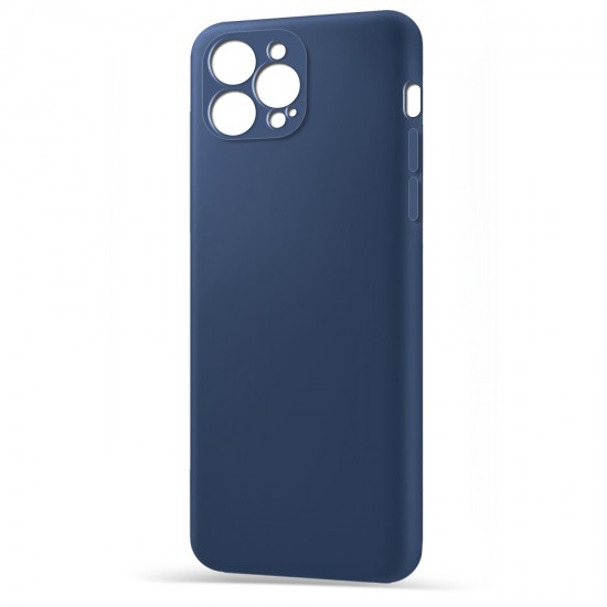 Husa spate pentru iPhone 12 Pro - Silicon Line Albastru