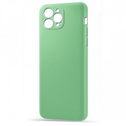 Husa spate pentru iPhone 12 Pro - Silicon Line Verde