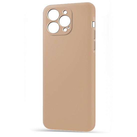 Husa spate pentru iPhone 14 Pro Max - Silicon Line Maro