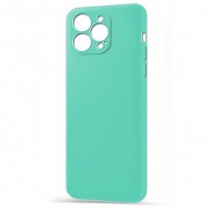 Husa spate pentru iPhone 12 Pro Max - Silicon Line Turcoaz
