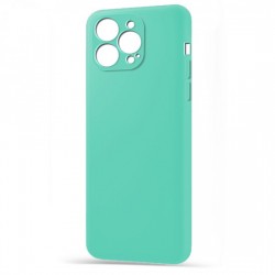 Husa spate pentru iPhone 12 Pro Max - Silicon Line Turcoaz