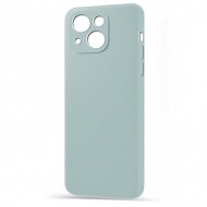Husa spate pentru iPhone 14 - Silicon Line Gri