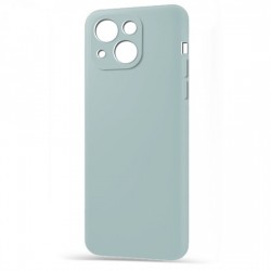 Husa spate pentru iPhone 14 - Silicon Line Gri