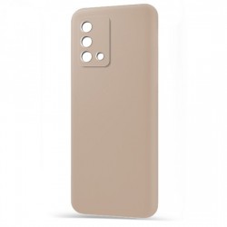 Husa spate pentru Oppo A74 - Silicon Line Maro