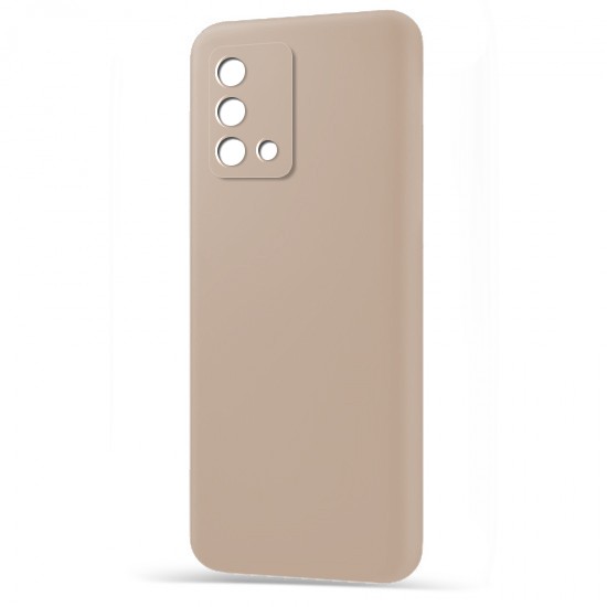 Husa spate pentru Oppo A74 - Silicon Line Maro