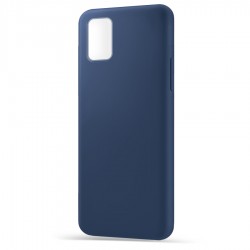 Husa spate pentru Samsung A02S - Silicon Line Navy