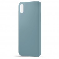Husa spate pentru Xiaomi Redmi 9A - Silicon Line Gri