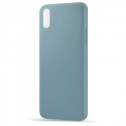 Husa spate pentru Xiaomi Redmi 9A - Silicon Line Gri