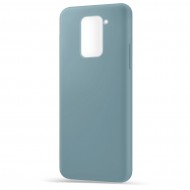 Husa spate pentru Xiaomi Redmi Note 9 - Silicon Line Gri