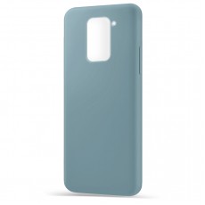Husa spate pentru Xiaomi Redmi Note 9 - Silicon Line Gri