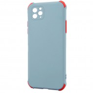 Husa spate pentru iPhone 12 Pro - Air Matte Case Gri/Rosu