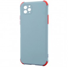 Husa spate pentru iPhone 12 Pro - Air Matte Case Gri/Rosu