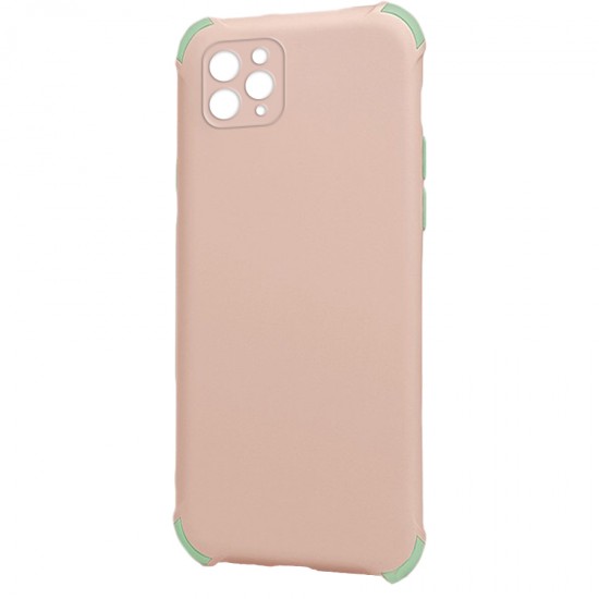 Husa spate pentru iPhone 12 Pro - Air Matte Case Roz/Verde
