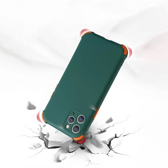 Husa spate pentru iPhone 12 Pro - Air Matte Case Gri/Rosu