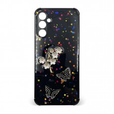 Husa spate pentru Samsung Galaxy A14- Blossom Case Negru