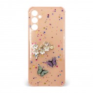Husa spate pentru Samsung Galaxy A14- Blossom Case Roz