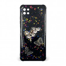 Husa spate pentru Samsung Galaxy A22 5G - Blossom Case Negru