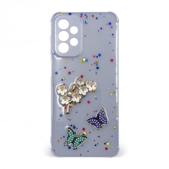 Husa spate pentru Samsung Galaxy A52 5G- Blossom Case Mov