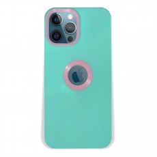 Husa spate pentru iPhone 12 Pro Max - Circle Case Turcoaz