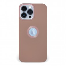 Husa spate pentru iPhone 13 Pro Max - Circle Case Roz Prafuit & Roz