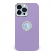 Husa spate pentru iPhone 13 Pro - Circle Case Mov & Alb
