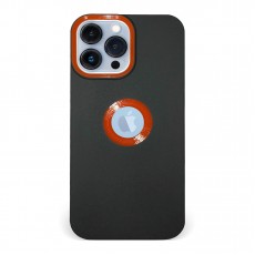 Husa spate pentru iPhone 13 Pro - Circle Case Negru & Rosu