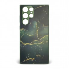 Husa spate pentru Samsung Galaxy S22 Ultra - Deli Case Green