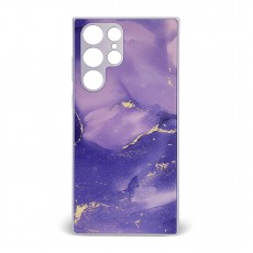Husa spate pentru Samsung Galaxy S22 Ultra - Deli Case Mov