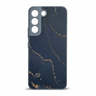 Husa spate pentru Samsung Galaxy S22 - Deli Case Albastru Inchis