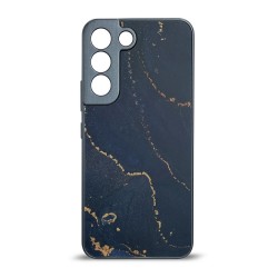 Husa spate pentru Samsung Galaxy S22 - Deli Case Albastru Inchis