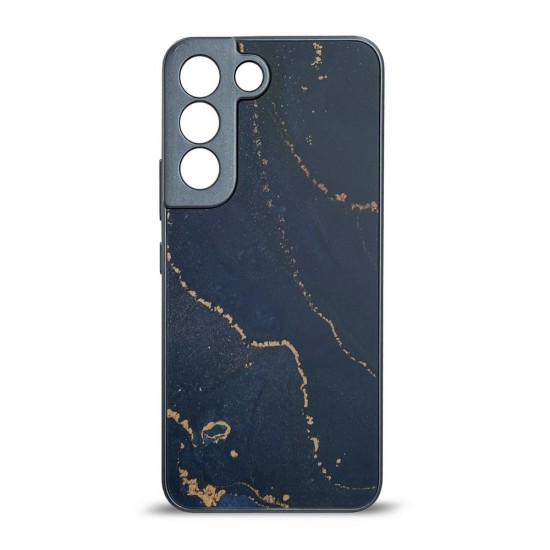 Husa spate pentru Samsung Galaxy S22 - Deli Case Albastru Inchis