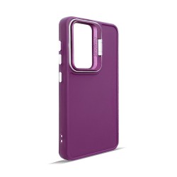 Husa spate pentru Samsung Galaxy S23- Drop case Kickstand Visiniu