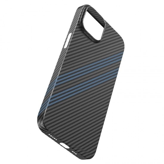 Husa spate pentru iPhone 14 Pro Hoco Cave - Negru/Albastru