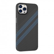 Husa spate pentru iPhone 14 Pro Hoco Cave - Negru/Albastru