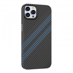 Husa spate pentru iPhone 14 Pro Hoco Cave - Negru/Albastru