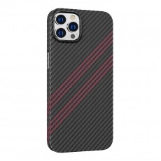 Husa spate pentru iPhone 14 Pro Hoco Cave - Negru/Rosu