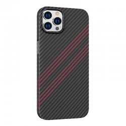 Husa spate pentru iPhone 14 Pro Hoco Cave - Negru/Rosu