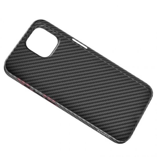 Husa spate pentru iPhone 14 Plus Hoco Cave - Negru/Rosu