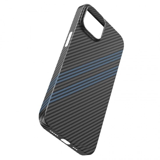 Husa spate pentru iPhone 14 Plus Hoco Cave - Negru/Rosu