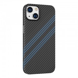 Husa spate pentru iPhone 14 Plus Hoco Cave - Negru/Albastru