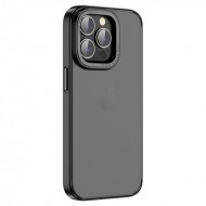 Husa spate pentru iPhone 14 Pro Hoco Frosted Case - Negru
