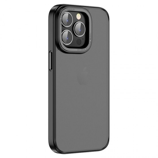 Husa spate pentru iPhone 14 Pro Hoco Frosted Case - Negru