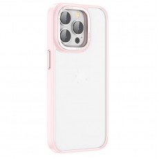 Husa spate pentru iPhone 14 Pro Hoco Frosted Case - Roz